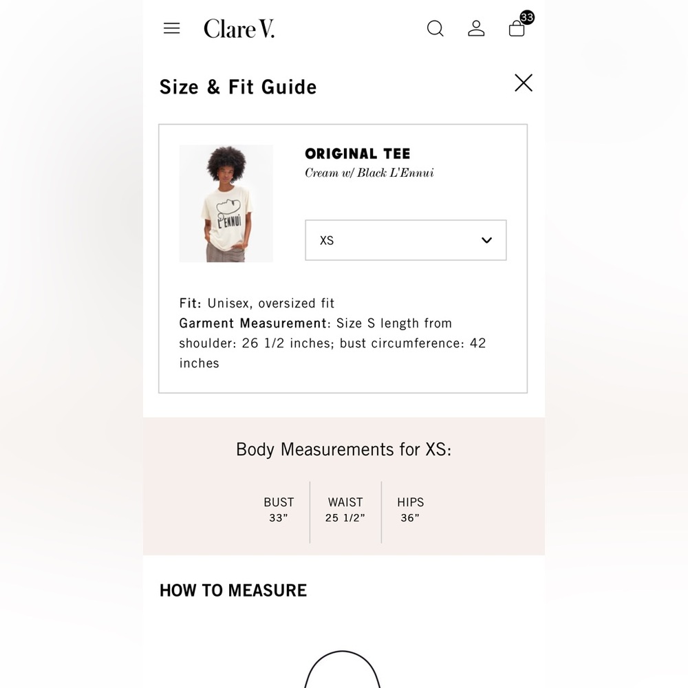 Clare V original tee NWT - Picture 10 of 10